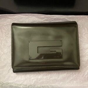 AUTH Gucci Wallet Purse Folding wallet G logos Brown Woman